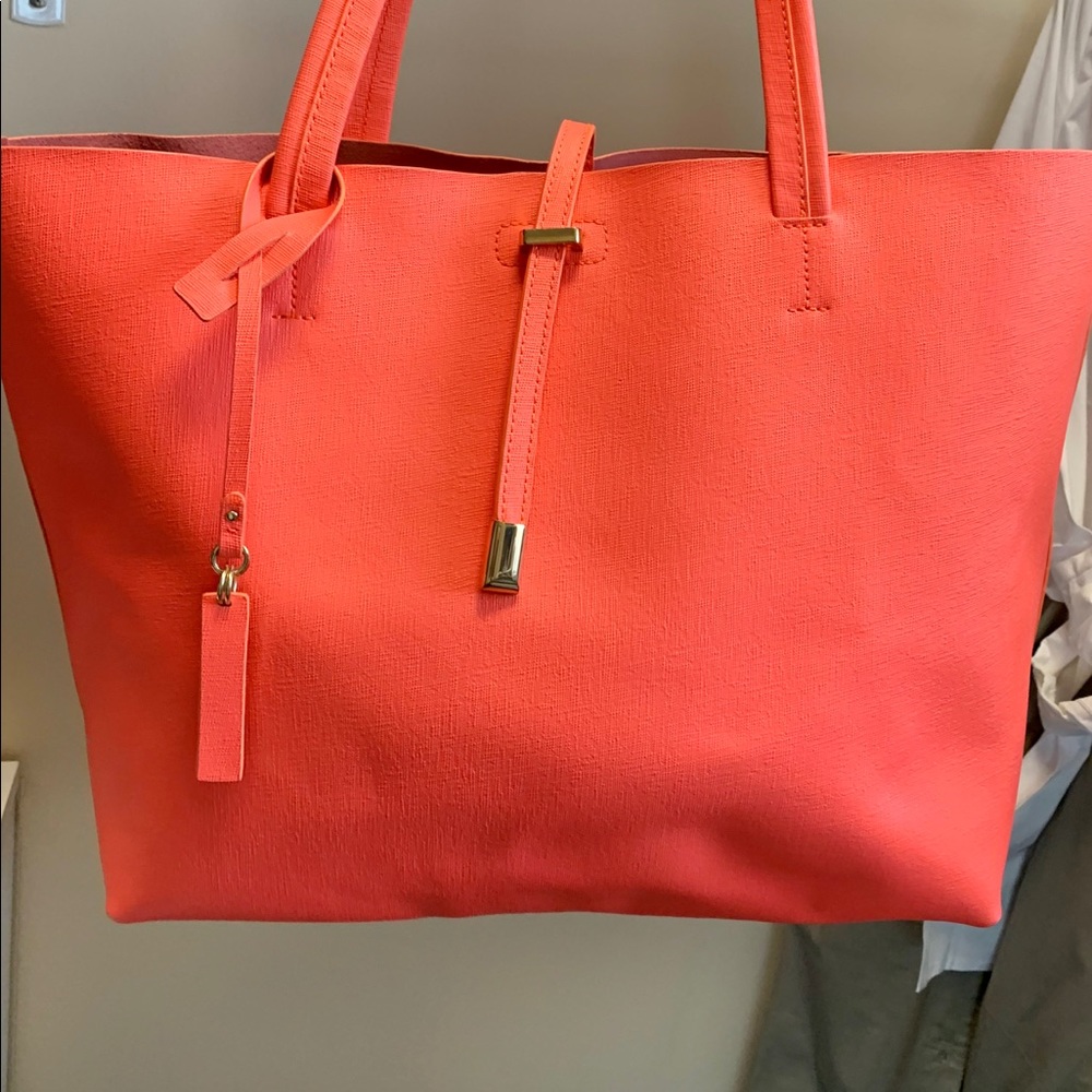 Vince Camuto Coral Tote Bag